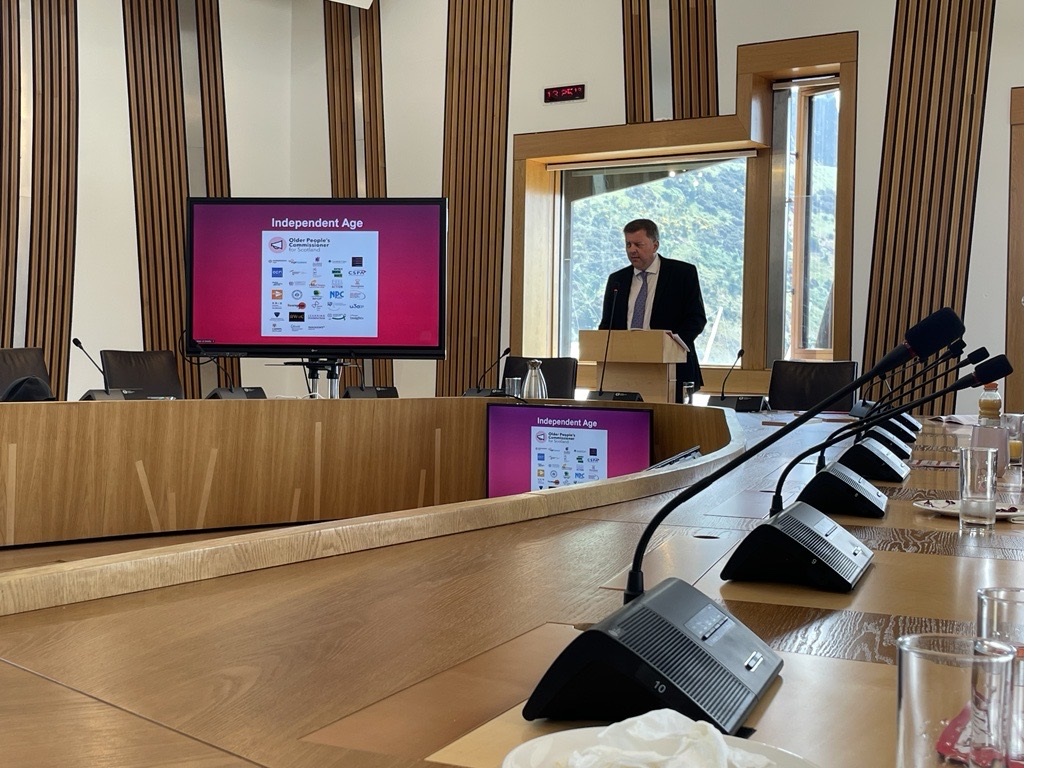 Colin Smyth MSP at the consultation launch