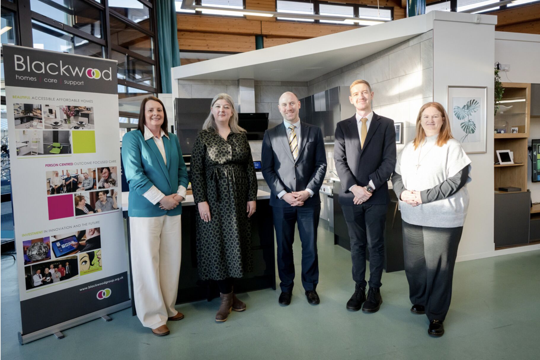 Neil Gray with Date Lab, Blackwood and  Edinburgh Community Rehabilitation and Support Service